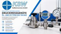 Druckmessgeräte – öl- und fettfrei bis 700 bar